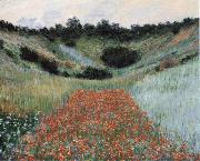 Claude Monet Poppy Field in a Hollow near Giverny Germany oil painting artist